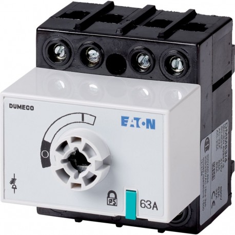 Eaton-moeller DMM-63/4-SK Y8-1314158 EATON ELECTRIC Switch-disconnector, 4 pole, 63 A, Without rotary handle and d..