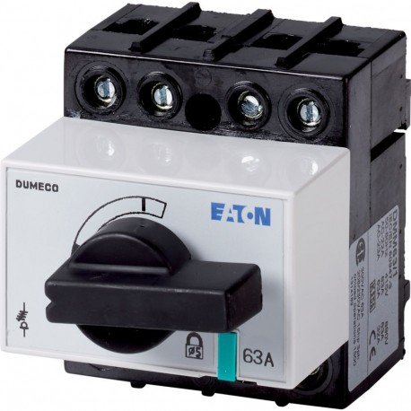 Eaton-moeller DMM-63/1 Y8-1314161 EATON ELECTRIC Switch-disconnector, 3 pole + N, 63 A, With black rotary handle a..