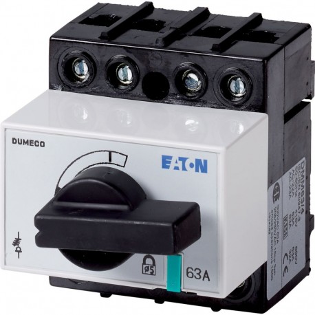 Eaton-moeller DMM-63/4 Y8-1314162 EATON ELECTRIC Switch-disconnector, 4 pole, 63 A, With black rotary handle and d..