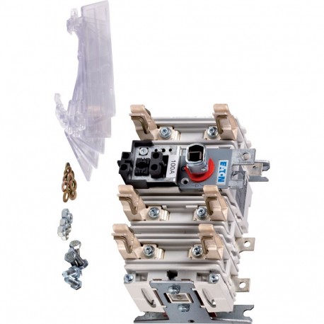 Eaton-moeller QSA100N1-00/3 Y8-1318546 EATON ELECTRIC Switch-disconnector-fuse, 3 pole, 100 A, rear mounting, NH00