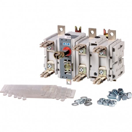 Eaton-moeller QSA315N-2/3 Y8-1318548 EATON ELECTRIC Switch-disconnector-fuse, 3 pole, 315 A, rear mounting, NH1/NH2