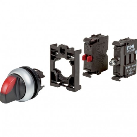 EATON - MOELLER M22-WRLK-R-K01LED230-BVP M22-WRLK-R-K01LED230-BVP 132607 Y7-132607 EATON ELECTRIC Selector switches 1 N/C with thumb grip, complete d..