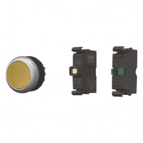 EATON - MOELLER M22-DL-Y-K10LED-BVP M22-DL-Y-K10LED-BVP 132613 Y7-132613 EATON ELECTRIC Illuminated pushbutton actuators, complete device