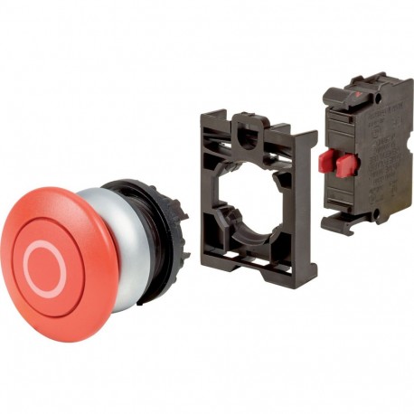 EATON - MOELLER M22-DP-R-X0-K01-BVP M22-DP-R-X0-K01-BVP 132623 Y7-132623 EATON ELECTRIC Mushroom actuators, complete device