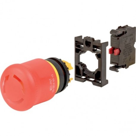 EATON - MOELLER M22-PVT-K01-BVP M22-PVT-K01-BVP 132624 Y7-132624 EATON ELECTRIC Emergency-stop key-release mushroom, complete device