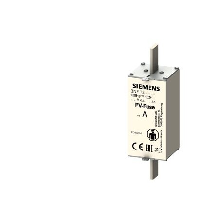 SIEMENS 3NE1327-5E 3NE1327-5E SIEMENS PV fuse link, with blade contacts, NH2XL, In: 250 A, gPV, Un DC: 1500 V, front indicator