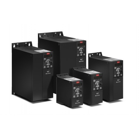Danfoss-drives 132F0030 FC-051P7K5T4E20H3BXCXXXSXXX DANFOSS DRIVES VLT® MicroDrive FC51 051 7,5kW, 3x380-480V, With dynamic..
