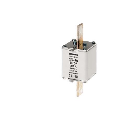SIEMENS 3NE1331-0 3NE1331-0 SIEMENS SITOR fuse link, with blade contacts, NH2, In: 350 A, gS, Un AC: 690 V, Un DC: 250 V, fron..