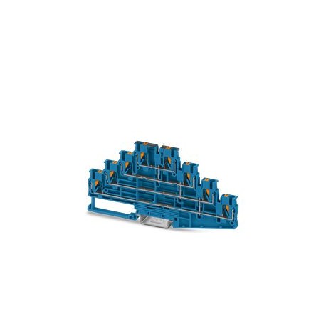 Phoenix contact PT 2,5-4PV BU Multi-floor terminal block, with potential splicers, nominal voltage: ..