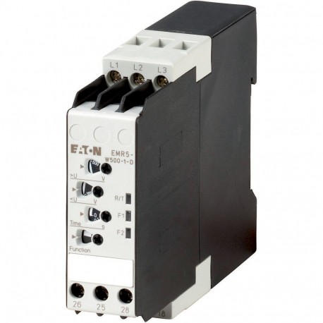 Eaton-moeller EMR5-W500-1-D EATON ELECTRIC Phase monitoring relay, over- undervoltage, 2W, 300-500V50/60Hz, tv 0.1-..