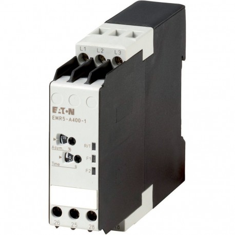 Eaton-moeller EMR5-A400-1 EATON ELECTRIC Phase imbalance monitoring relay, 2W, 300-500V/50/60Hz, tv 0.1-30s