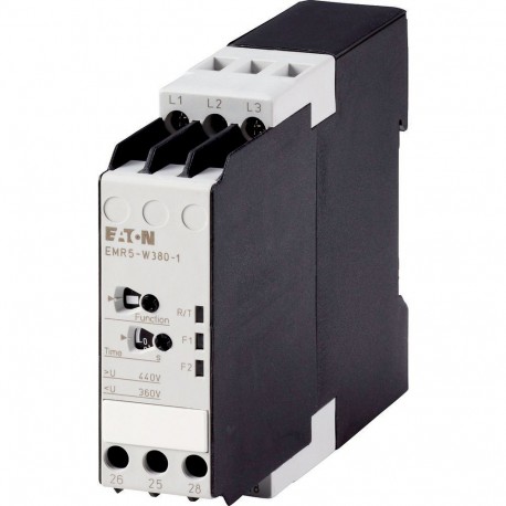 Eaton-moeller EMR5-W380-1 EATON ELECTRIC Phase monitoring relay, over- undervoltage, 2W, 380V50/60Hz, tv 0.1-30s