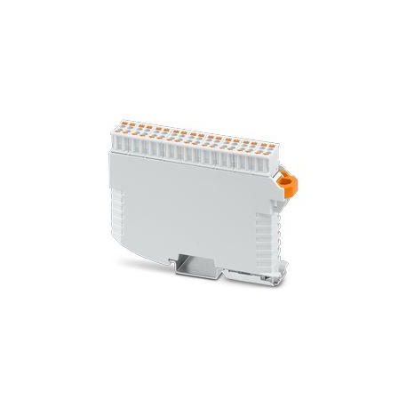 Phoenix contact ME-IO 18,8-KIT-9U-36-TBUS-7035 DIN rail enclosure, with front connection for DIN rai..