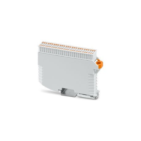 Phoenix contact ME-IO 18,8-KIT-9U-54-TBUS-7035 DIN rail housing, with front connection for DIN rail ..