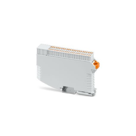 Phoenix contact ME-IO 18,8-KIT-10U-48-TBUS-7035 DIN rail enclosure, with front connection for DIN ra..