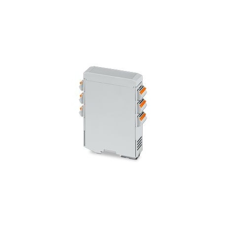 Phoenix contact ICS25-KIT-BC100X132-V-7035+6PPC4 Rail box, for DIN rail mounting, with closed snap-i..