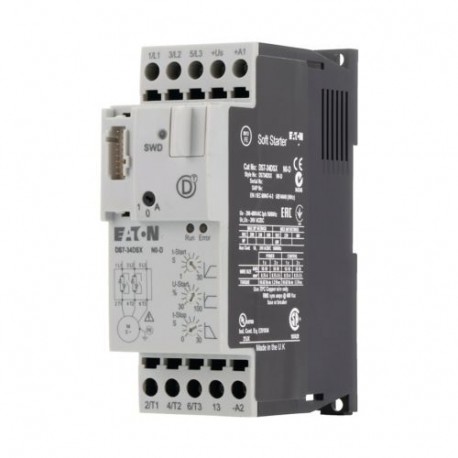 Eaton-moeller DS7-34DSX009N0-D Y7-134946 EATON ELECTRIC Soft starter, 9 A, 200 480 V AC, 24 V DC, Frame size: FS1, ..
