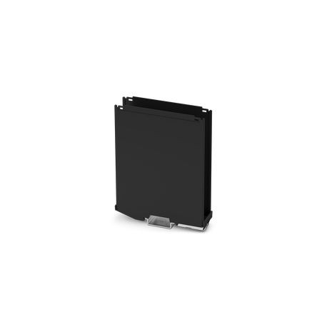 Phoenix contact ICS25-B100X120-O-9005 Rail housing, Housing bottom with metal pin, width: 25 mm, hei..