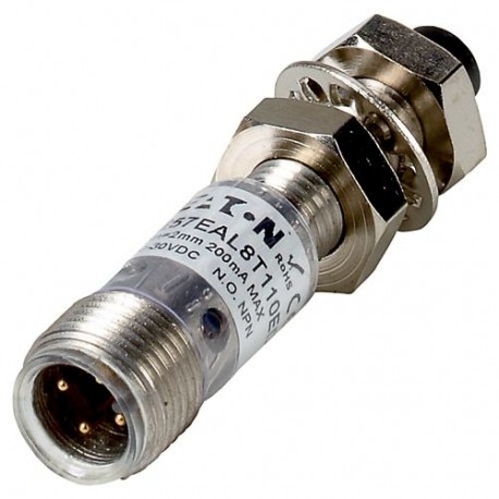 Eaton-moeller E57EAL8T110ED Y7-136246 EATON ELECTRIC Proximity switch, inductive, 1N/O, Sn 2mm, 3L, 10-30VDC, NPN, ..