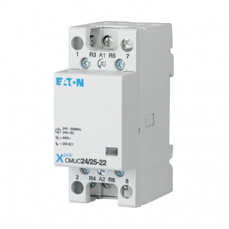 EATON - MOELLER CMUC24/25-22 CMUC24/25-22 137402 Y7-137402 EATON ELECTRIC Installation contactor, 24 VAC/DC, 2N/C+2N/O, 25A