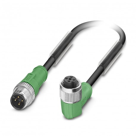 Phoenix contact SAC-4P-M12MS/ 5,5-PUR/M12FR BK Sensor/actuator cable