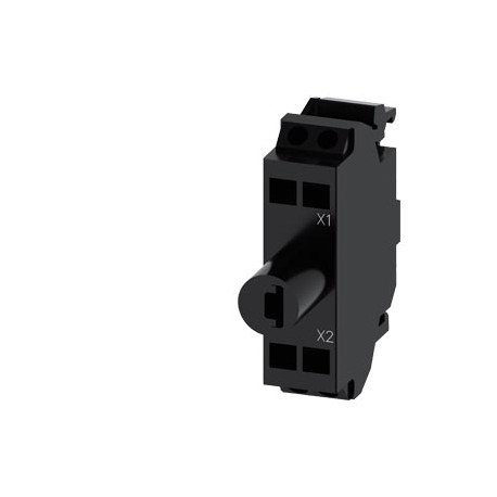 Siemens 3SU1401-2BF20-1AA0 LED module with integrated LED 230 V AC, red, screw terminal, for floor mounting