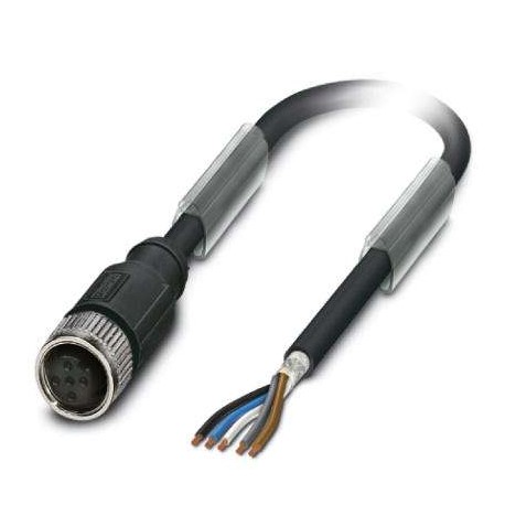Phoenix contact SAC-5P-10-PUR/M12FS SH VA BK Sensor/actuator cable
