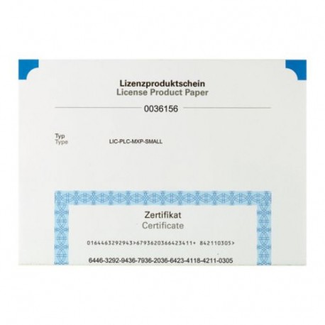 Eaton-moeller LIC-PLC-MXP-SMALL EATON ELECTRIC License PLC SMALL, for XV-2…-57MPN… and XV(S)400(5.7z and 8.4z)