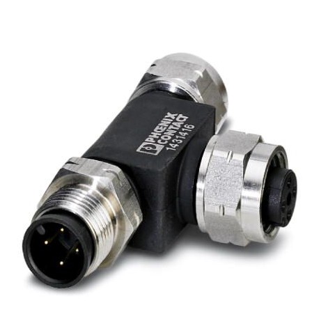 Phoenix contact SAC-5P-M12T/2XM12 FF VA Bus system T-connector SAC-5P-M12T/2XM12 FF VA 1403898