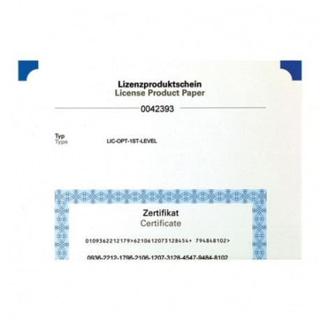 Eaton-moeller LIC-OPT-1ST-LEVEL Y7-140391 EATON ELECTRIC License product certificate communication 40 points for al..