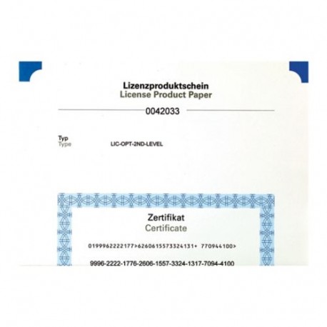 Eaton-moeller LIC-OPT-2ND-LEVEL Y7-140392 EATON ELECTRIC License product certificate communication 80 points for al..