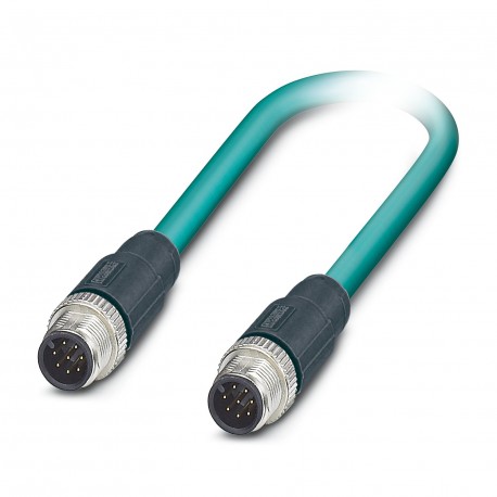 PHOENIX CONTACT SAC-M12MS/15,0-94B/M12MS SAC-M12MS/15,0-94B/M12MS 1404873 PHOENIX CONTACT Assembled Ethernet cable, shielded, 4-pair, 26 AWG stranded..