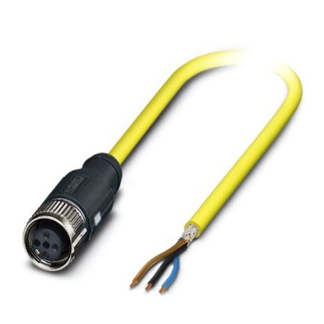 Phoenix contact SAC-3P-2,0-542/M12FS SH BK SAC-3P- 2,0-542/ FS SH SCO BK 1406267 PHOENIX CONTACT Sensor/actuator cable