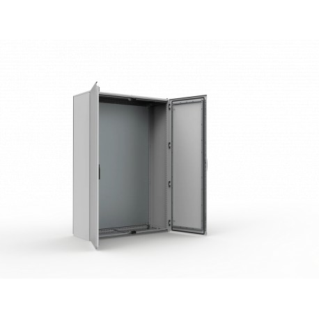 ELDON MKD14103PER5 MKD14103PER5 ELDON Self-supporting, 1400x1000x300, compact, 2-door, no MP, mild steel, IP55