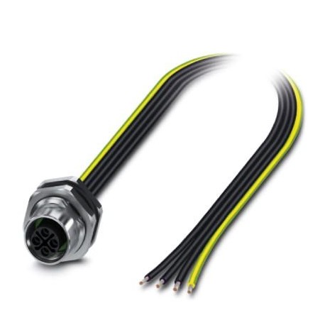 Phoenix contact SACC-DSI-M12FSS-4P-M16XL/0,5PE Flush-type connector