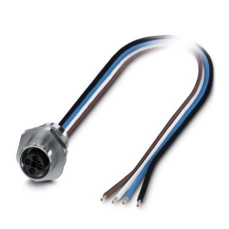 PHOENIX CONTACT SACC-E-M12FST-4P-M16XL/0,5 SACC-E-M12FST-4P-M16XL/0,5 1411606 PHOENIX CONTACT Flush-type connector