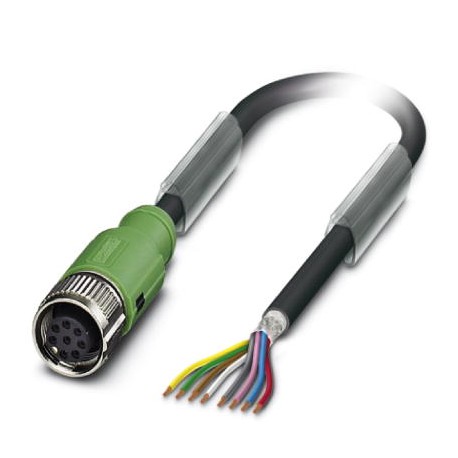 Phoenix contact SAC-8P-25,0-285/FS SH SCO Sensor/actuator cable, 8-pos., PUR, halogen-free, RAL 7001..