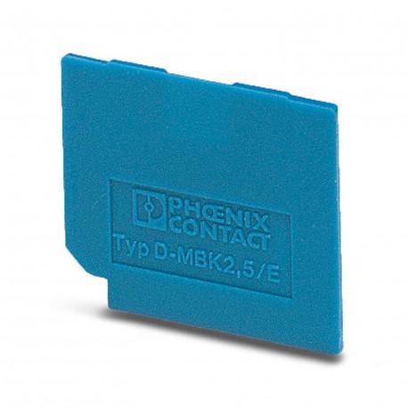 PHOENIX CONTACT D-MBK 2,5/E BU D-MBK 2,5/E BU 1414022 PHOENIX CONTACT End cover