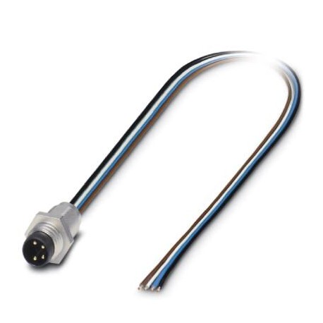 PHOENIX CONTACT SACC-E-M8MS-4CON-M8/0,5 VPE100 SACC-E-M8MS-4CON-M8/0,5 VPE100 1415087 PHOENIX CONTACT Sensor/actuator panel-mount connector, 4-pos., M8, fr..