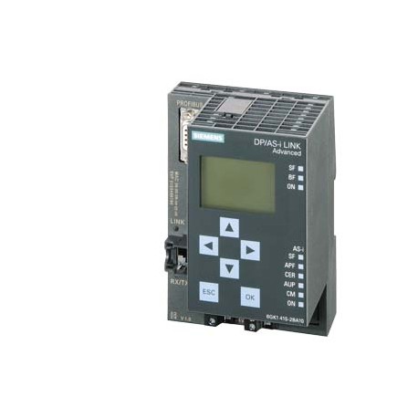 Siemens 6GK1415-2BA10 SIMATIC NET, DP/AS-Interface Link advanced, Gateway PROFIBUS DP/AS-Interface with mast..