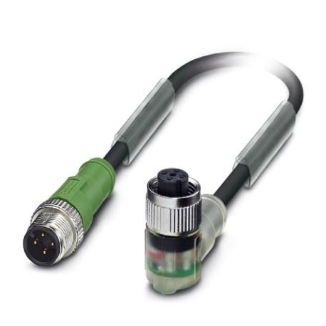 Phoenix contact SAC-4P-M12MS/1,5-PVC/M12FR-3L Sensor/actuator cable
