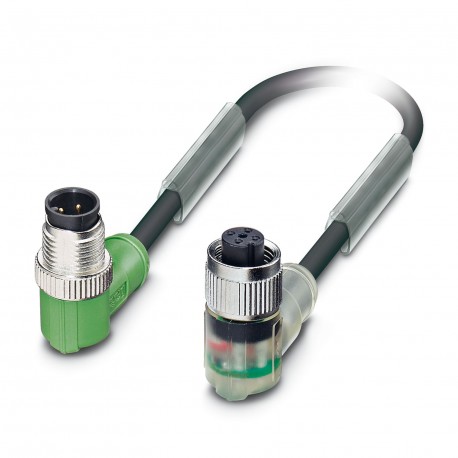 Phoenix contact SAC-4P-M12MR/1,5-PVC/M12FR-3L Sensor/actuator cable