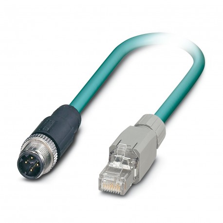 PHOENIX CONTACT NBC-M12MRD/ 5,0-93P/R4AQ NBC-M12MRD/ 5,0-93P/R4AQ 1417983 PHOENIX CONTACT Assembled Ethernet cable, CAT5e, shielded, 2-pair, 26 AWG, ..