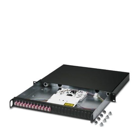 Phoenix contact FOC-SB-FR19:1U-LCD12-OM4 BK Splice box