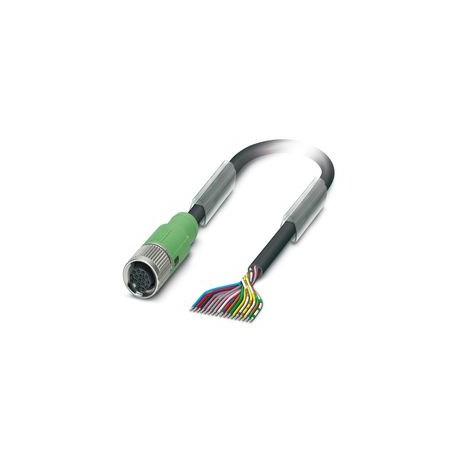 Phoenix contact SAC-17P-20,0-PUR/FS SCO Sensor/actuator cable, 17-pole, halogen-free PUR, black RAL ..