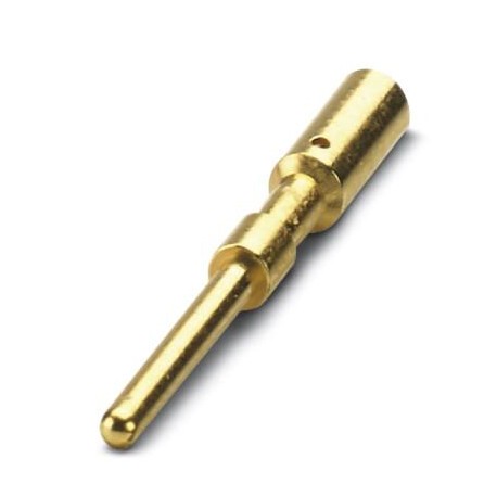 PHOENIX CONTACT CC1,0-TS-1,00M AU CC1,0-TS-1,00M AU 1423645 PHOENIX CONTACT Crimp contact,  contact diameter: 1 mm,  turned,  Pin,  contact ma..