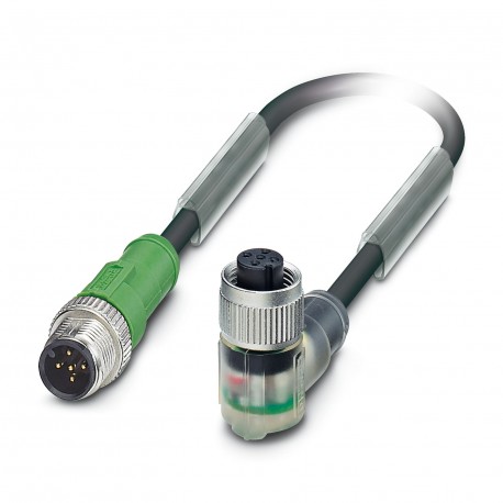 Phoenix contact SAC-5P-M12MS/0,6-PUR/FR3L GRY Sensor/actuator cable