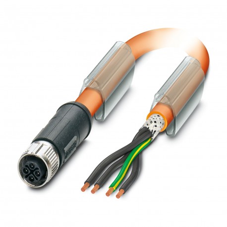 PHOENIX CONTACT SAC-4P-3,0-PUR/M12FSS PE SH SAC-4P- 3,0-PUR/M12FSS PE SH 1424097 PHOENIX CONTACT Power cable