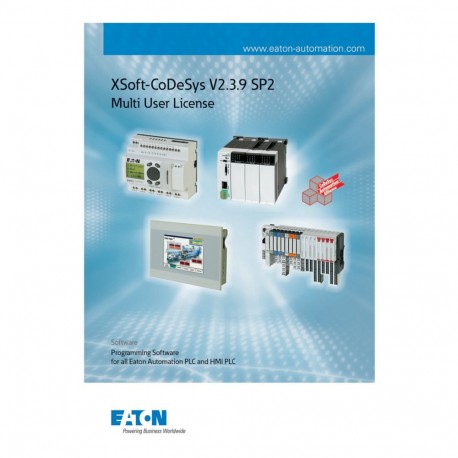 Eaton-moeller SW-XSOFT-CODESYS-2-M Y7-142583 EATON ELECTRIC Programming software, PLC(S), according to IEC61131-1, ..