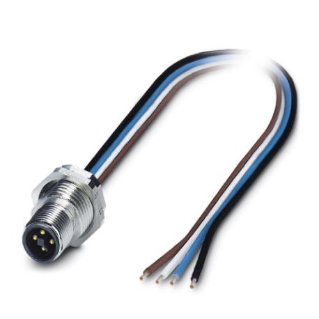 Phoenix contact SACC-DSI-M12MST-4P-M16/0,8 AEH Flush-type connector, Power, 4-position, Plug, M12, T..
